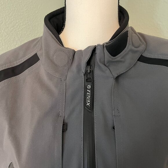 Motorcycle Gear Reax Ridge Charcoal Textile Multi Season Riding Jacket Size L - Picture 3 of 16